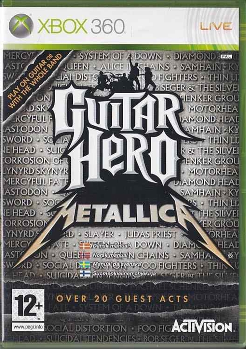 Guitar hero Metallic - XBOX 360 (B - Grade) (Genbrug)